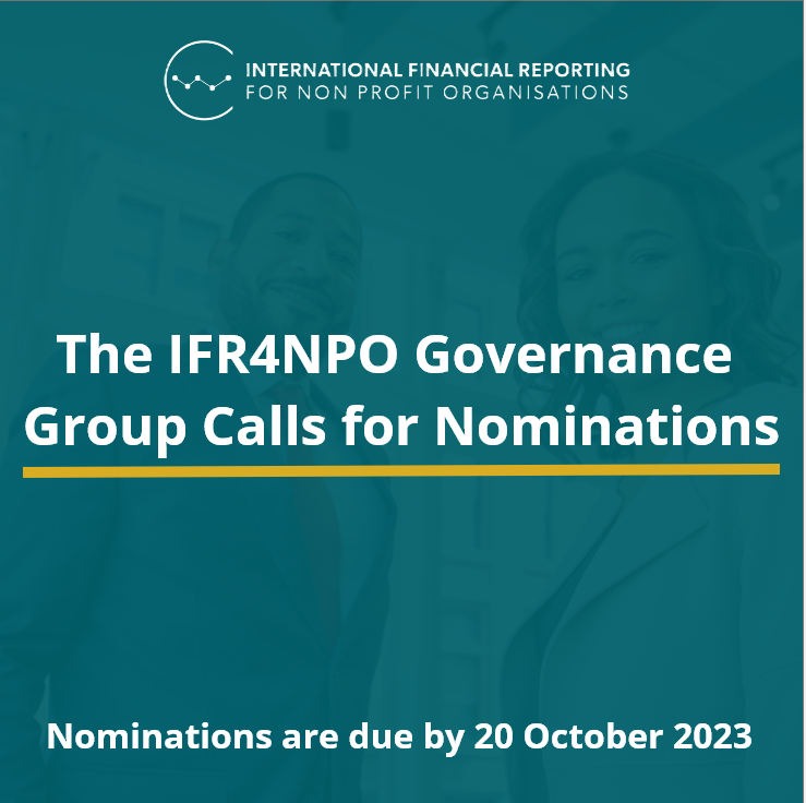 The IFR4NPO Governance Group Calls for Nominations IFR4NPO